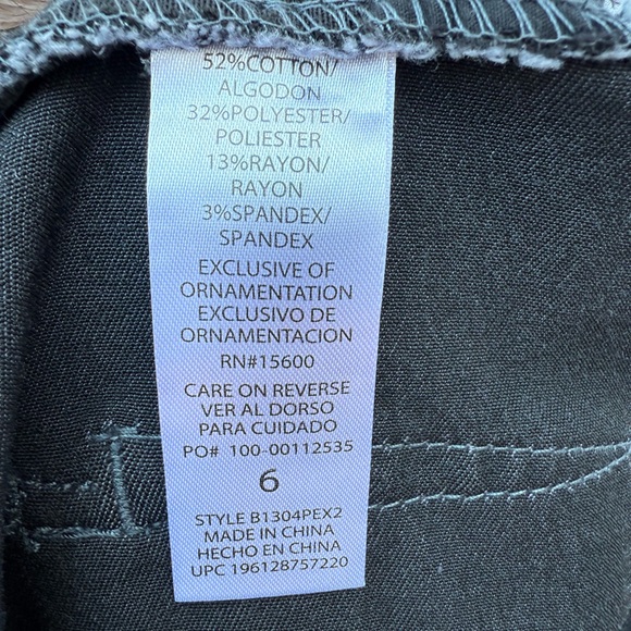 Democracy "Ab" technology Freedom Ankle Length Jeans Size 6 - Picture 14 of 14